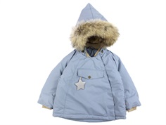 Mini A Ture citadel blue winter jacket Wang Fur  